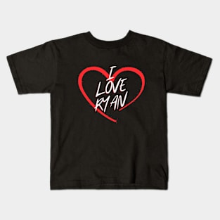 I Love Ryan Kids T-Shirt